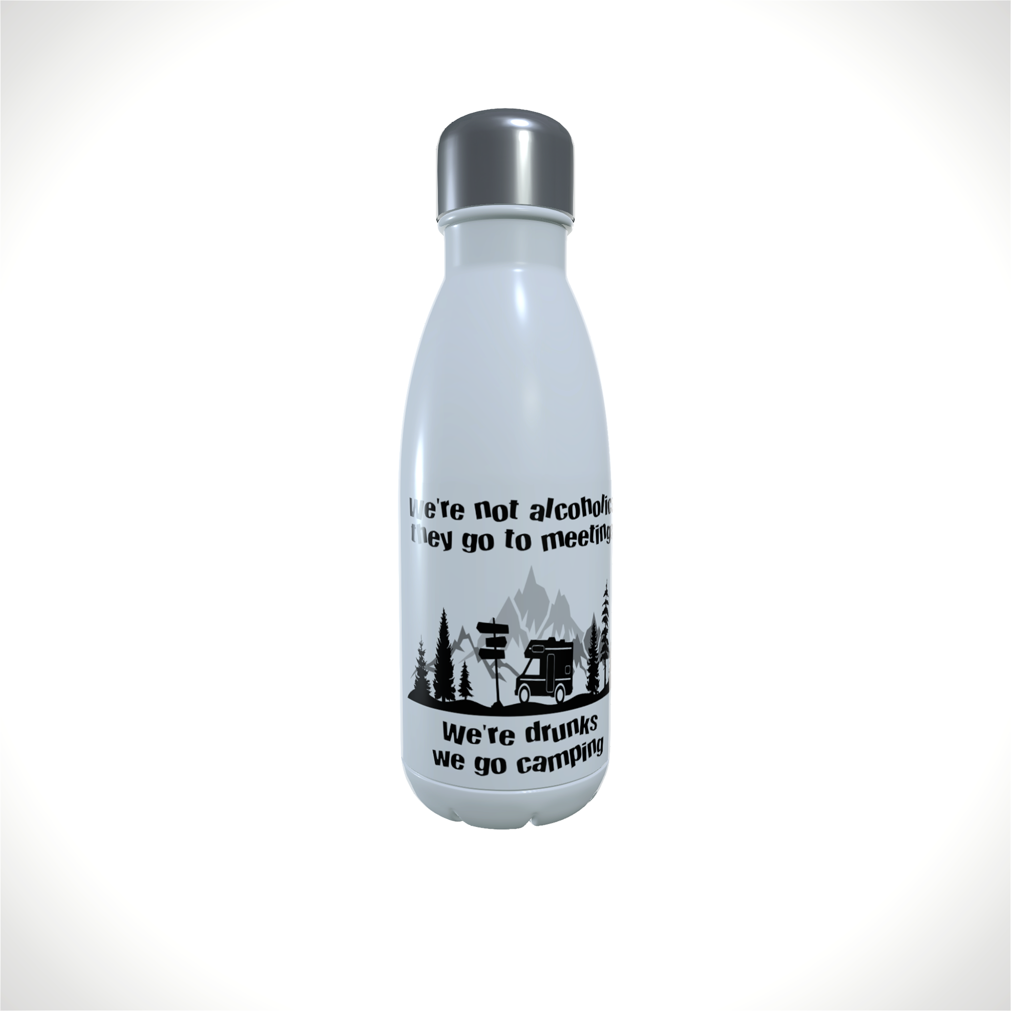 Motorhome Drinks Bottle - We're Drunks We Go Camping Bottle